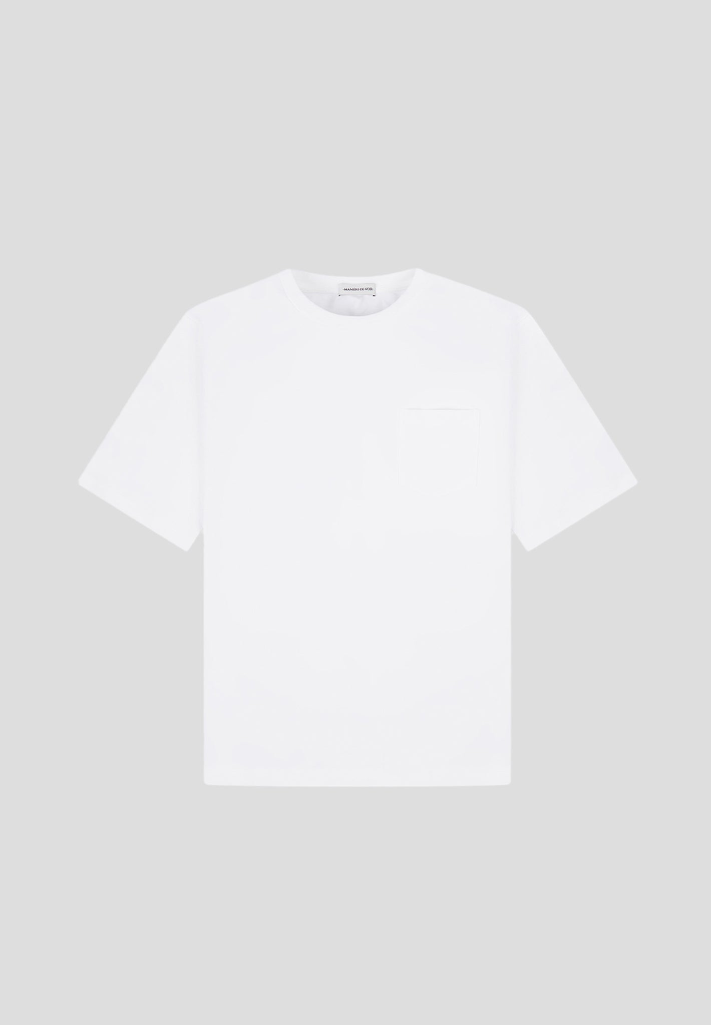 Oversized Fit Cotton T-Shirt - White
