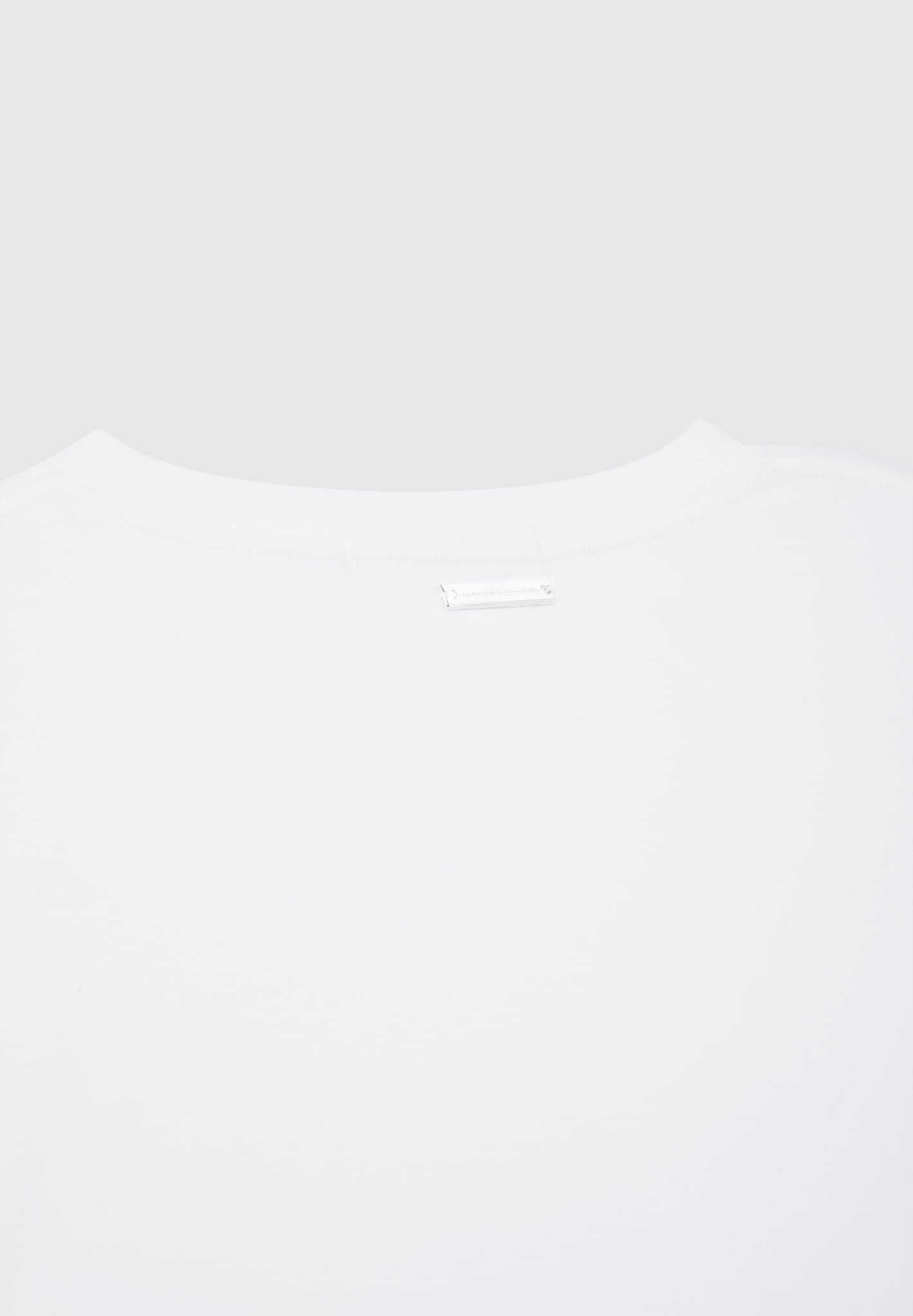 Oversized Fit Cotton T-Shirt - White